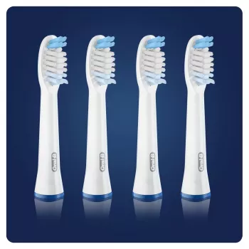 Cabeças de escova de dentes Oral-B Braun Pulsonic Clean 4 unid. branco