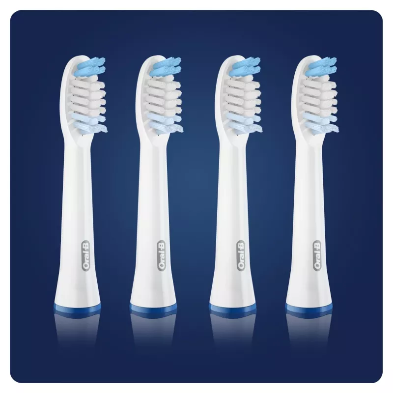 Cabeças de escova de dentes Oral-B Braun Pulsonic Clean 4 unid. branco