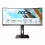 Monitor de computador AOC P2 CU34P2A 86,4 cm (34 polegadas) 3440 x 1440 Quad HD LED preto