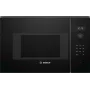 Micro-ondas de encastrar solo Bosch Serie 6 BFL524MB0 — 800 W, 20 L, grelhador, controlo tátil e rotativo, preto