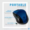 Rato sem fios HP 220 (Lumiere Blue), ambidestro, RF Wireless, azul