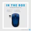 Rato sem fios HP 220 (Lumiere Blue), ambidestro, RF Wireless, azul