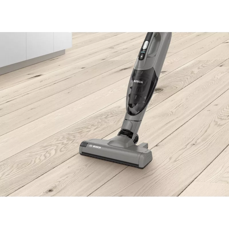 Aspirador vertical/escova elétrica Bosch Serie 2 BBHF214G aspirador vertical 2 em 1 bateria seco sem saco cinzento