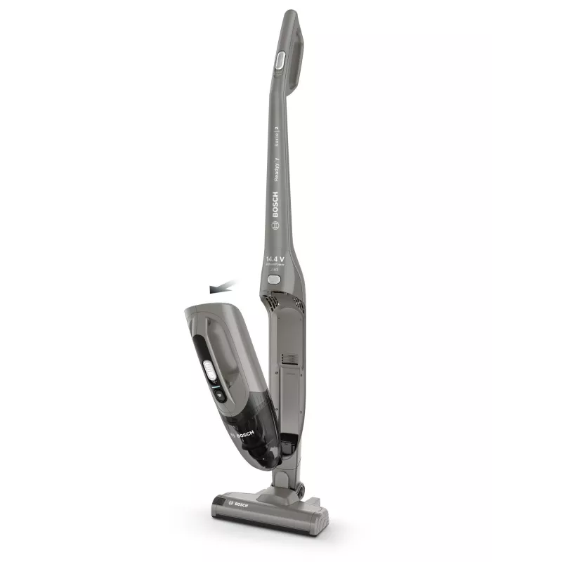 Aspirador vertical/escova elétrica Bosch Serie 2 BBHF214G aspirador vertical 2 em 1 bateria seco sem saco cinzento