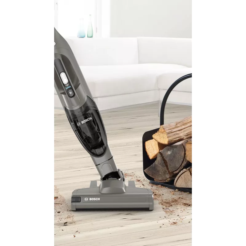 Aspirador vertical/escova elétrica Bosch Serie 2 BBHF214G aspirador vertical 2 em 1 bateria seco sem saco cinzento