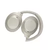 Headset Sony WH-1000XM4 com fios e sem fios, arco de cabeça, chamadas/música, USB Type-C, Bluetooth, prateado