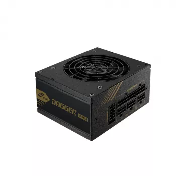 Fonte de alimentação FSP DAGGER PRO 650W SFX SFX3.3 preta, 650 W, 100 - 240 V, 50 - 60 Hz, 10 A, 5 A, 120 W