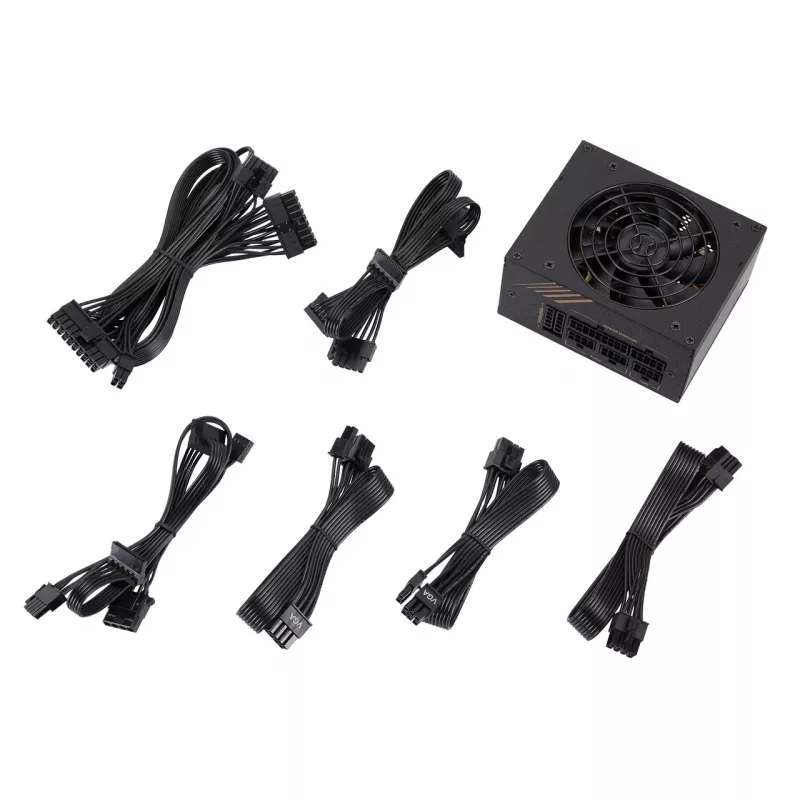 Fonte de alimentação FSP DAGGER PRO 650W SFX SFX3.3 preta, 650 W, 100 - 240 V, 50 - 60 Hz, 10 A, 5 A, 120 W