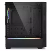 Caixa de PC Sharkoon RGB LIT 100 Midi Tower preta