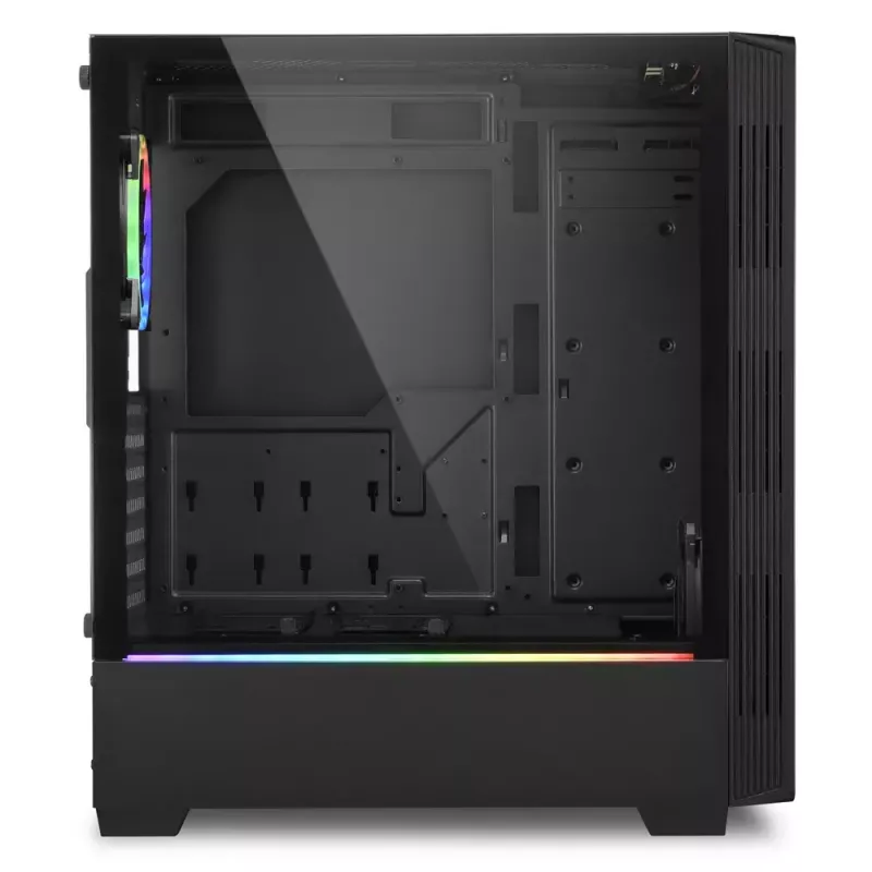 Caixa de PC Sharkoon RGB LIT 100 Midi Tower preta