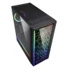 Caixa de PC Sharkoon RGB LIT 100 Midi Tower preta