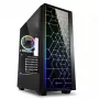 Caixa de PC Sharkoon RGB LIT 100 Midi Tower preta