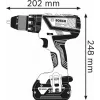 Parafusadeira a bateria Bosch 12 V Li-Ion 1300 RPM preta, azul, vermelha