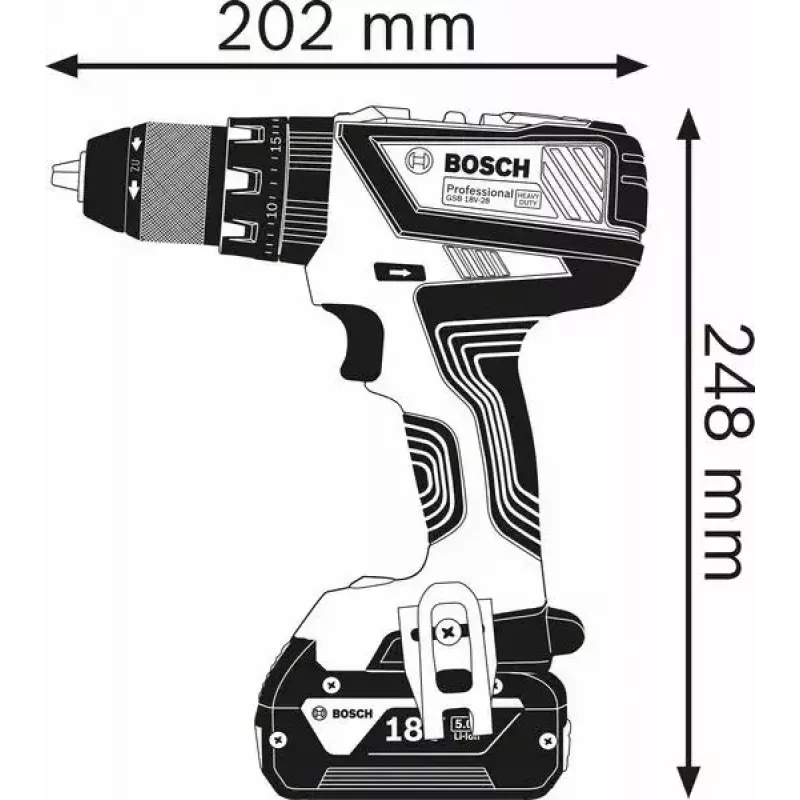 Parafusadeira a bateria Bosch 12 V Li-Ion 1300 RPM preta, azul, vermelha
