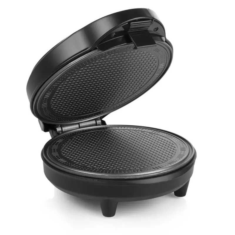 Máquina de waffles Tristar WF-1170, forma de waffle redonda, 700 W, 220–240 V, 1,35 kg, preta