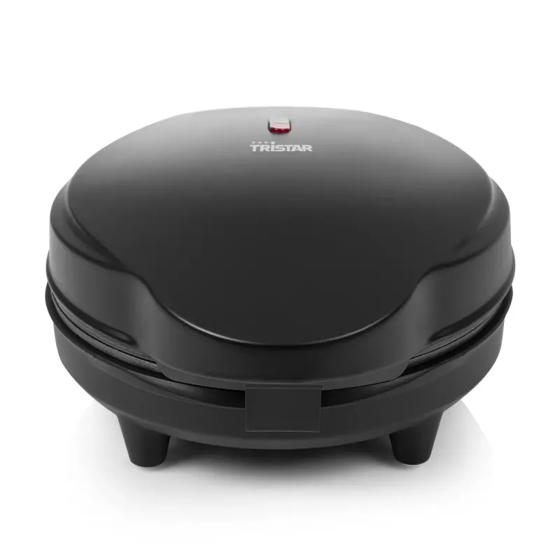 Máquina de waffles Tristar WF-1170, forma de waffle redonda, 700 W, 220–240 V, 1,35 kg, preta