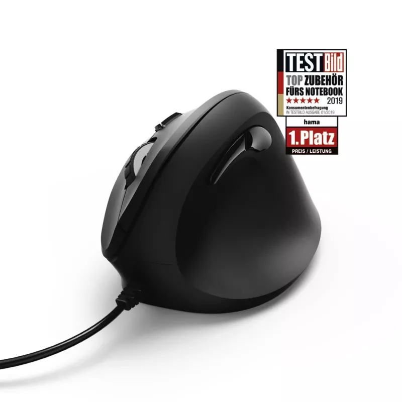 Rato Hama EMC-500 de escritório para destros USB Type-A ótico 1800 DPI