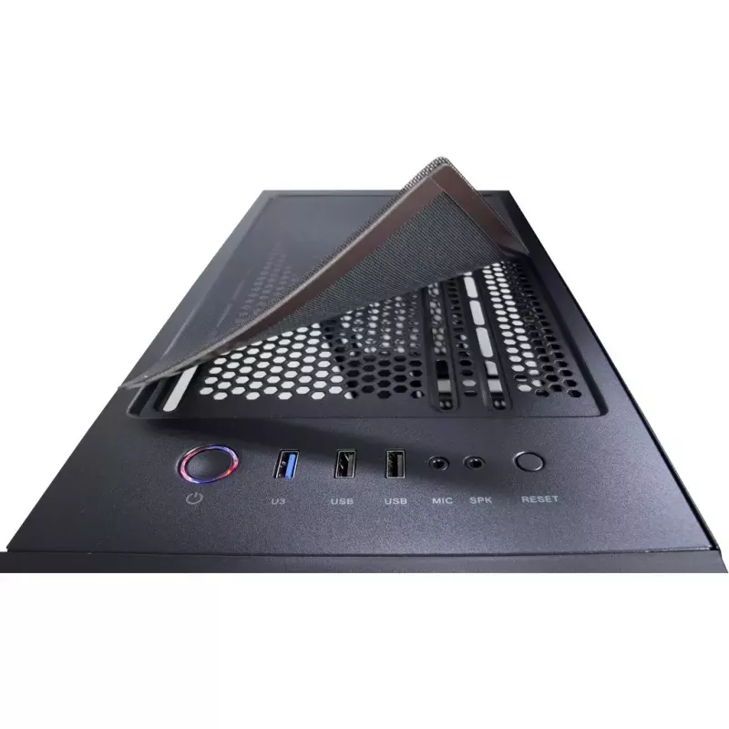 Caixa de PC Inter-Tech C-303 Mirror Full Tower preta