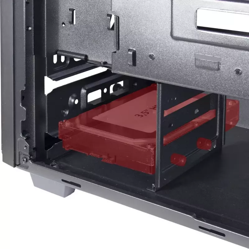 Caixa de PC Inter-Tech C-303 Mirror Full Tower preta
