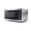 Micro-ondas Sharp YC-MG02E-S preto, aço micro-ondas combinado de bancada 20 l 800 W