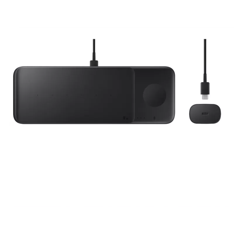 Samsung EP-P6300 auscultadores, smartphone, smartwatch preto USB carregamento sem fios carregamento rápido interior