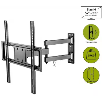 Suporte de parede para TV Goobay Basic FULLMOTION M 35 kg 32-55 polegadas