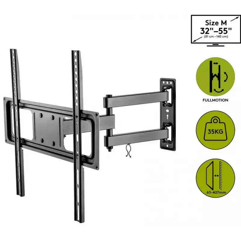 Suporte de parede para TV Goobay Basic FULLMOTION M 35 kg 32-55 polegadas