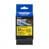 Fita de etiquetas Brother TZE-SL651 preto sobre dourado
