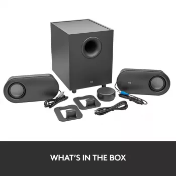 Colunas de computador Bluetooth LOGITECH Z407 com subwoofer e controlo sem fios