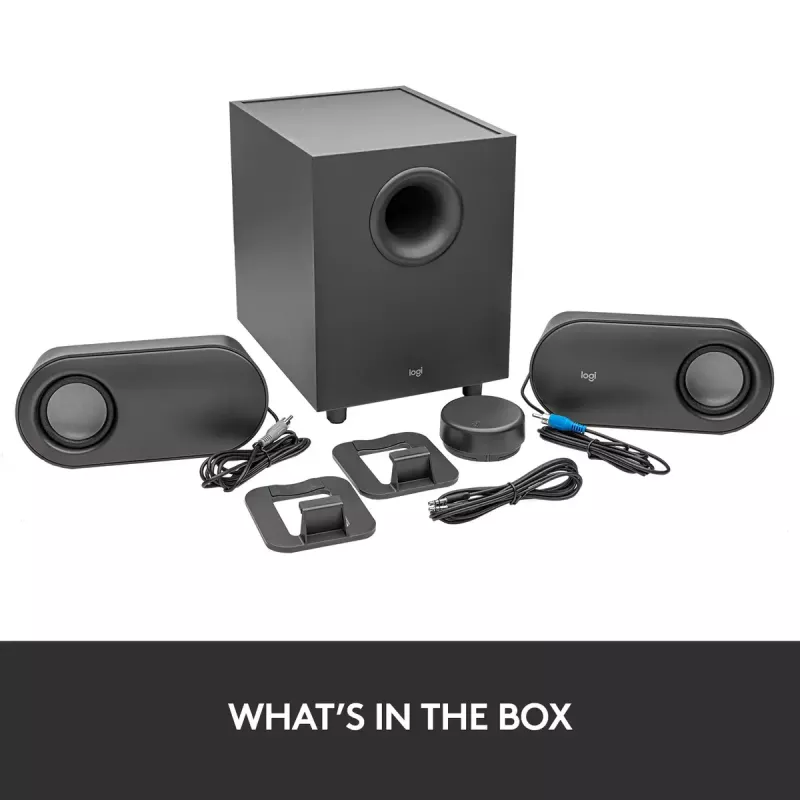 Colunas de computador Bluetooth LOGITECH Z407 com subwoofer e controlo sem fios