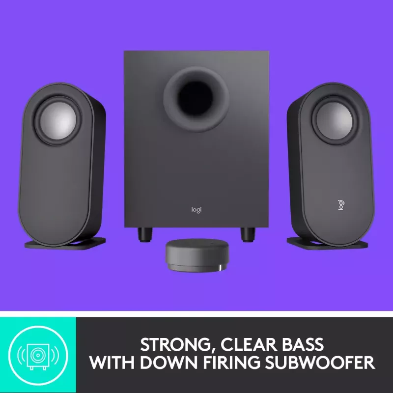 Colunas de computador Bluetooth LOGITECH Z407 com subwoofer e controlo sem fios