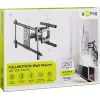 Suporte de parede para TV Goobay Pro FULLMOTION (XL) 60 kg 43–100 polegadas