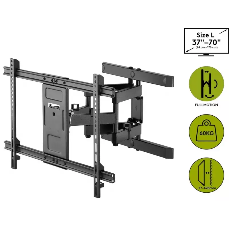 Suporte de parede para TV Goobay Pro FULLMOTION (L) 60 kg 37–70 polegadas