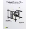 Suporte de parede para TV Goobay Pro FULLMOTION (L) 60 kg 37–70 polegadas
