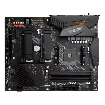Placa-mãe GIGABYTE B550 AORUS ELITE AX V2 ATX, AMD B550, Socket AM4, DDR4, 4 DIMM, Wi-Fi 6E, LAN 2.5Gb