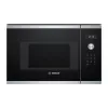 Micro-ondas de encastrar Bosch Serie 6 BFL524MS0 — 800 W, 20 L, controlo tátil, aço inoxidável/preto