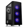 Caixa para PC Thermaltake Versa J25 TG RGB Midi Tower preto