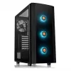 Caixa para PC Thermaltake Versa J25 TG RGB Midi Tower preto