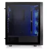 Caixa para PC Thermaltake Versa J25 TG RGB Midi Tower preto