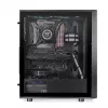 Caixa para PC Thermaltake Versa J25 TG RGB Midi Tower preto