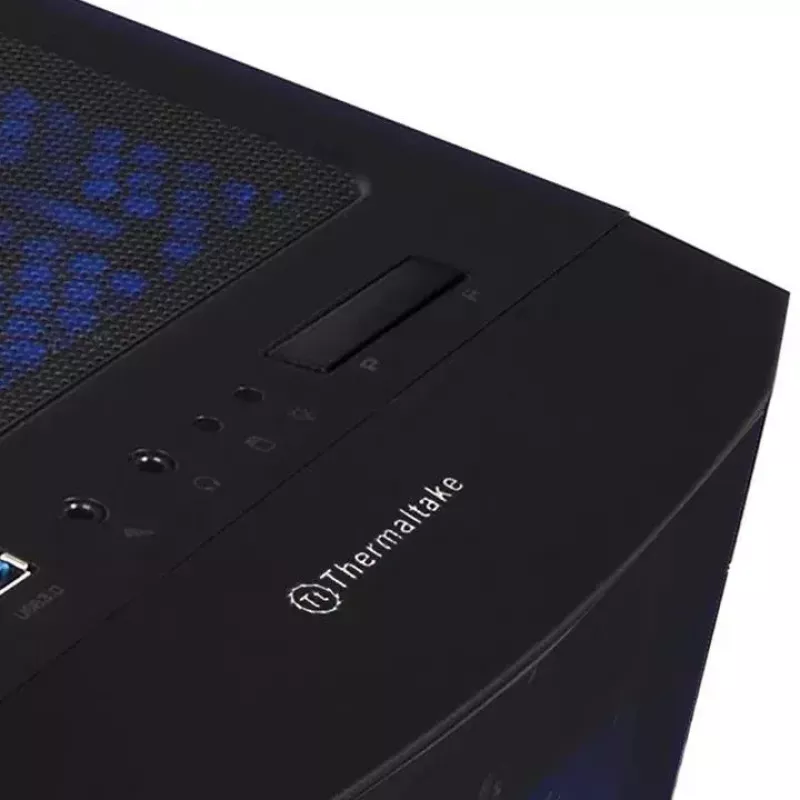 Caixa para PC Thermaltake Versa J25 TG RGB Midi Tower preto