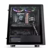 Caixa para PC Thermaltake Versa J25 TG RGB Midi Tower preto