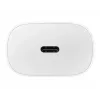Carregador móvel Samsung EP-TA800NWEGEU universal branco AC carregamento rápido para interiores