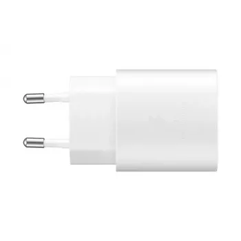 Carregador móvel Samsung EP-TA800NWEGEU universal branco AC carregamento rápido para interiores