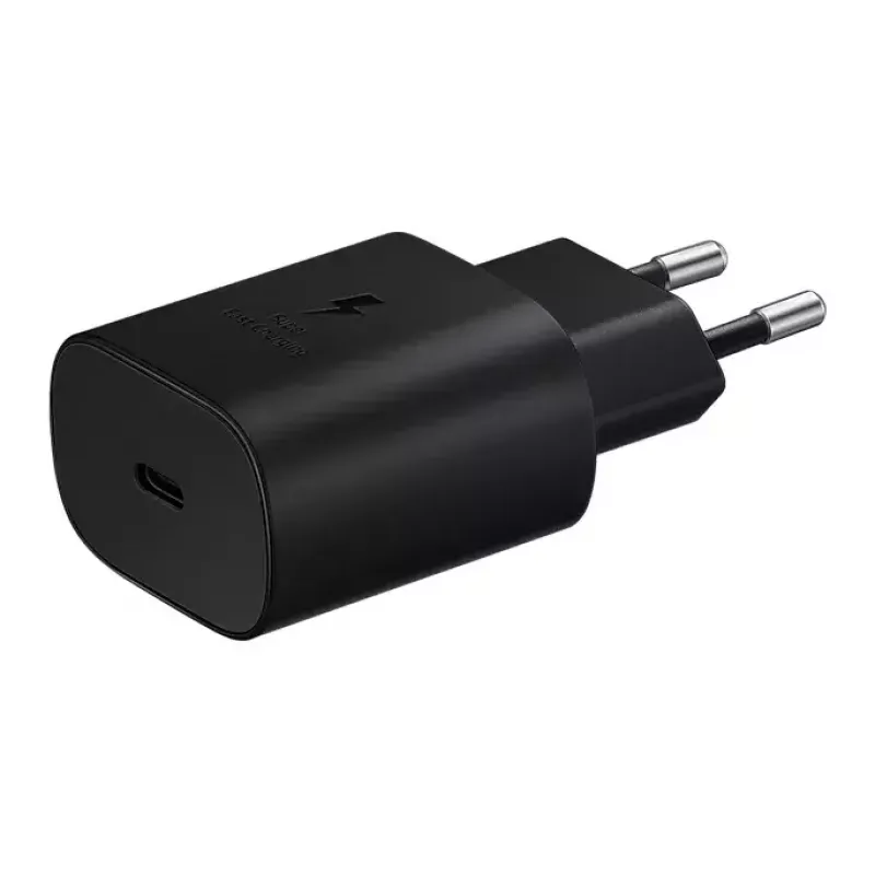 Carregador móvel Samsung EP-TA800NBEGEU universal preto AC carregamento rápido para interiores