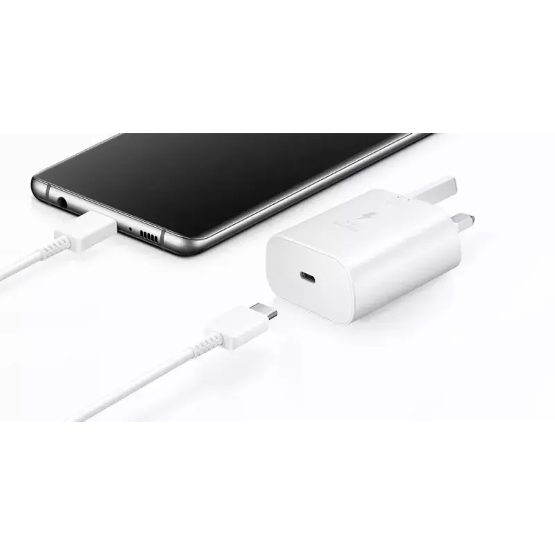 Carregador móvel Samsung EP-TA800NBEGEU universal preto AC carregamento rápido para interiores