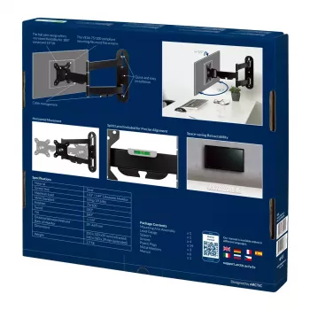 ARCTIC W1C - suporte de parede com braço articulado extensível