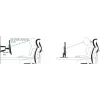 ARCTIC W1C - suporte de parede com braço articulado extensível