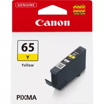 Tinteiro Canon CLI-65 Y original preto 4218C001