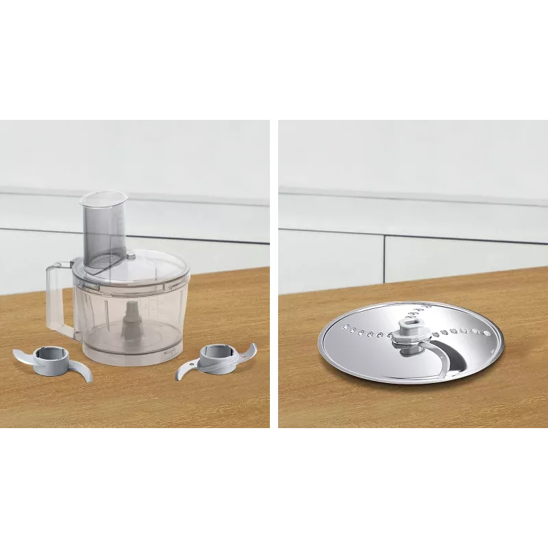 Robot de cozinha Bosch MCM3100W — 800 W, taça de 2,3 L, 2 velocidades, turbo, branco